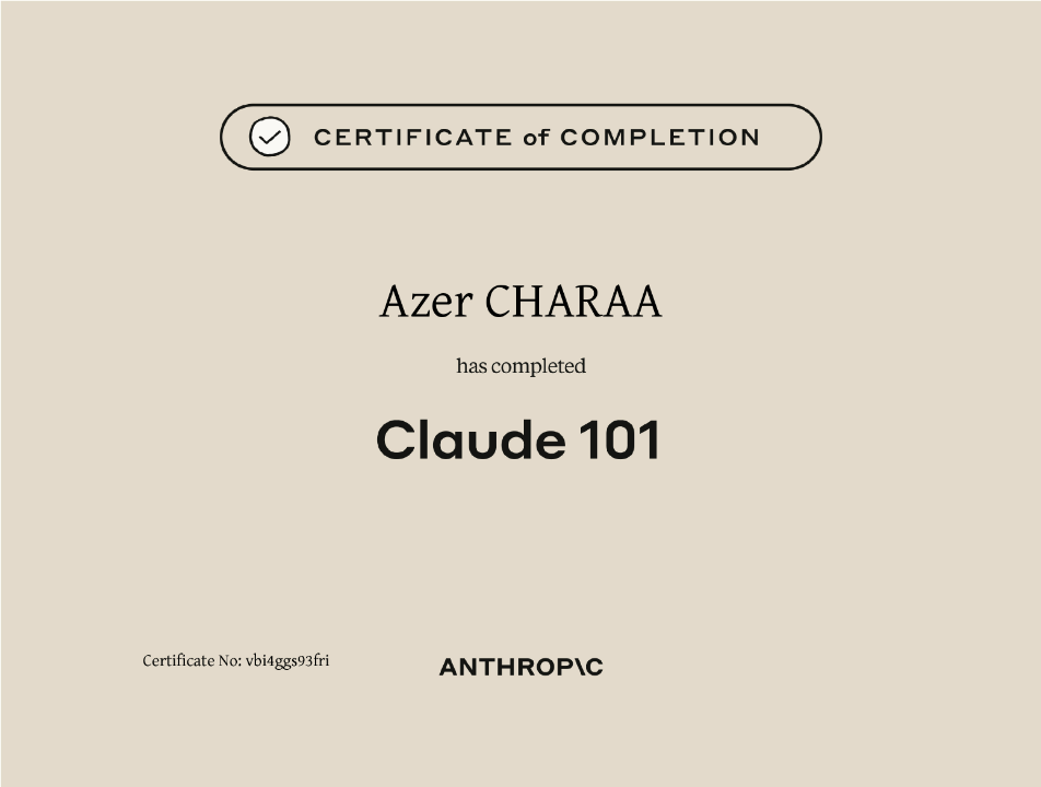 Claude 101